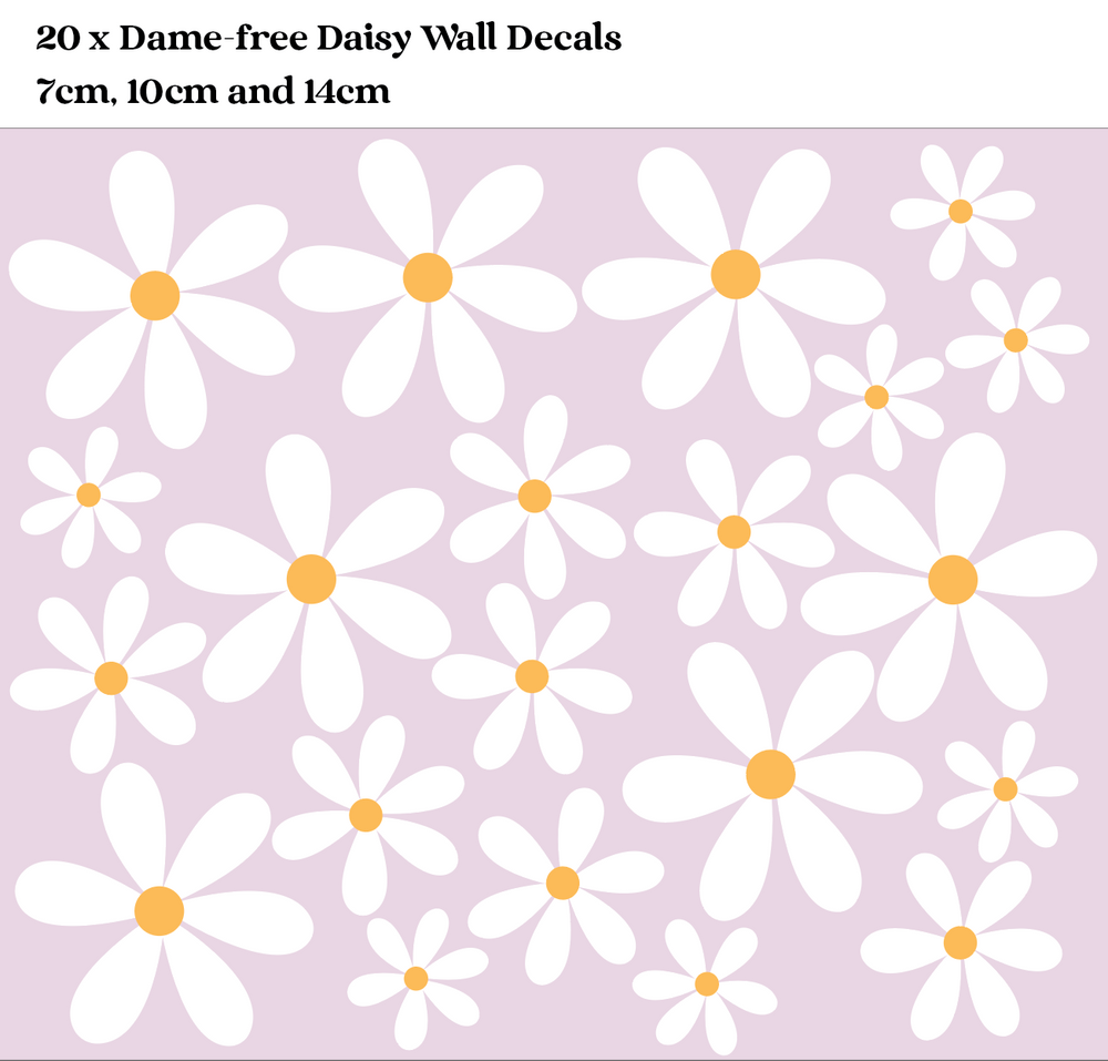 Daisy | Reusable Wall Sticker Decals