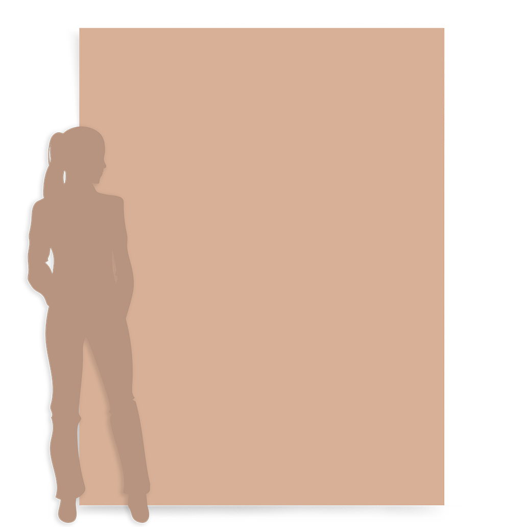 Solid Colour Extra Large Media Wall