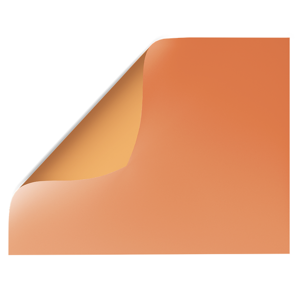 Orange & Peach Solid Colour | Double-sided Backdrops