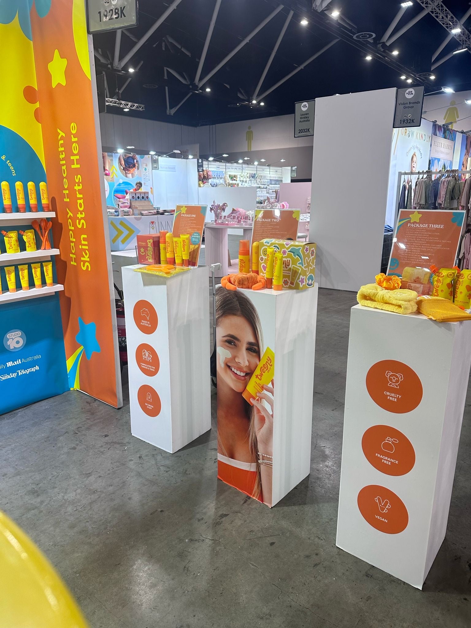 Custom Design Plinth Decals | Trade Show & Party Displays