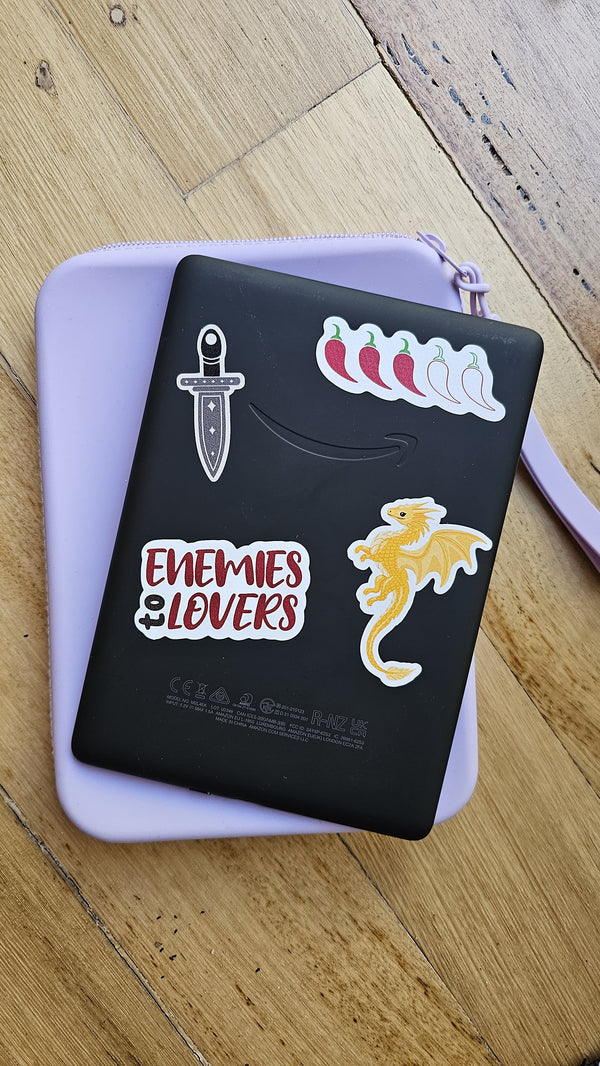 Mini Reusable Decal Packs | Book Lover Themed