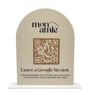 Business Reviews QR Code Acrylic Signs
