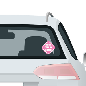 Cake On Board | Reusable Car Decals