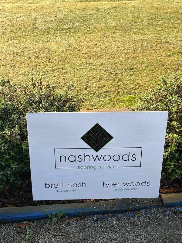 Custom Printed Corflute Signs