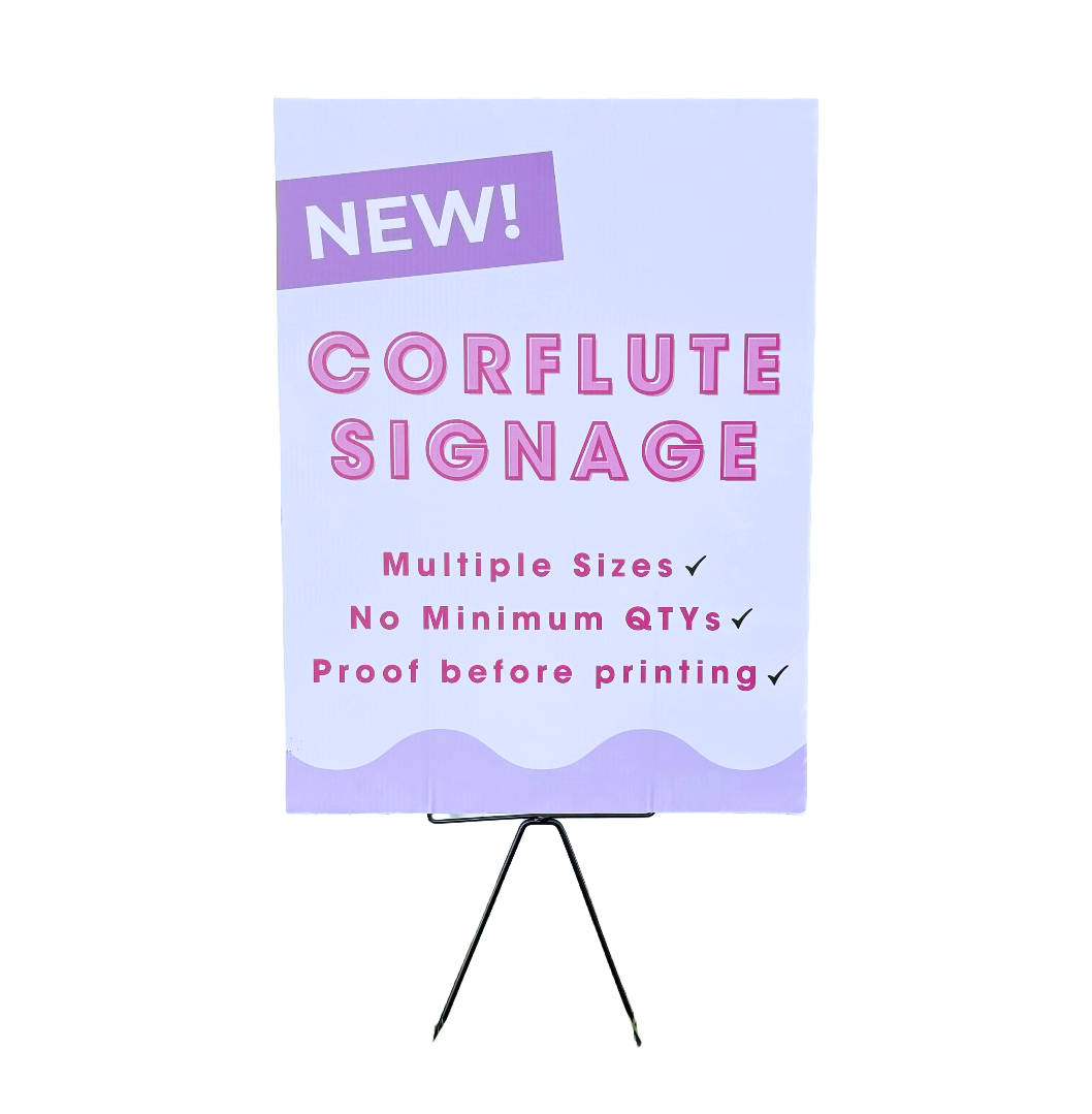 Custom Printed Corflute Signs
