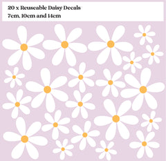 Daisy | Reusable Wall Sticker Decals