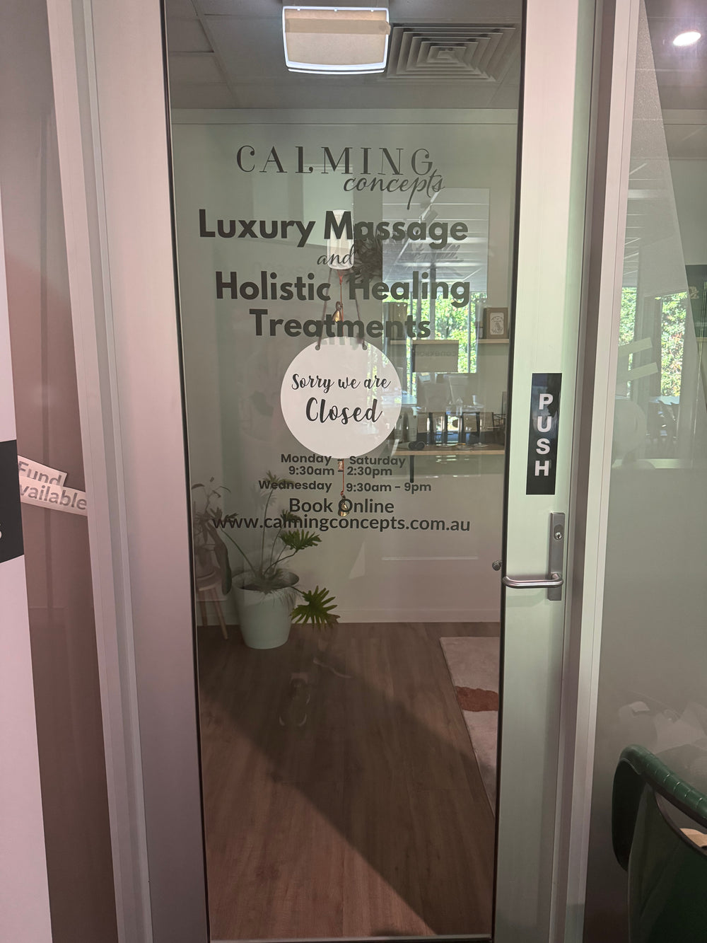 Shop Opening Hours Door Decals | Outdoor Removable Vinyl Stickers