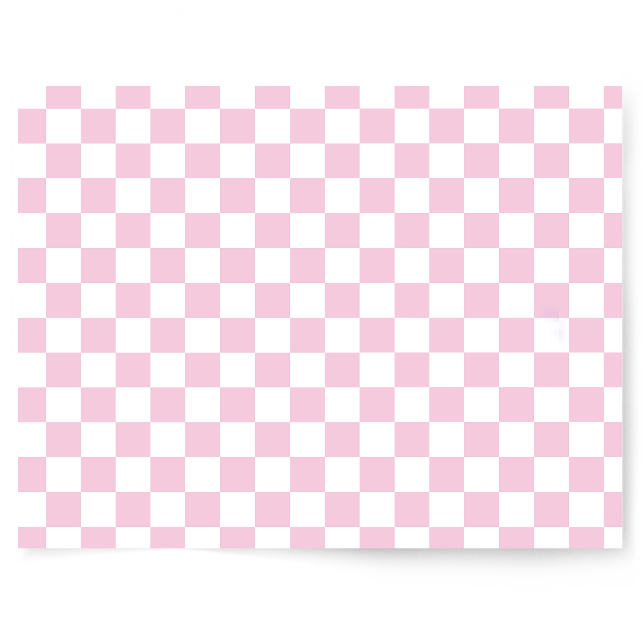 Pink Check It | Single-sided Backdrop