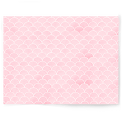 Pretty In Pink fish scale Tile Double-sided vinyl Backdrop - Backdrop Collective
