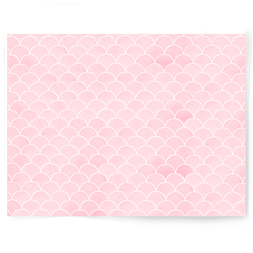 Pretty In Pink fish scale Tile Double-sided vinyl Backdrop - Backdrop Collective