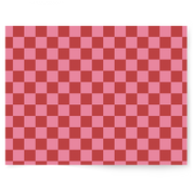 Red & Pink Check | Single-sided Backdrop