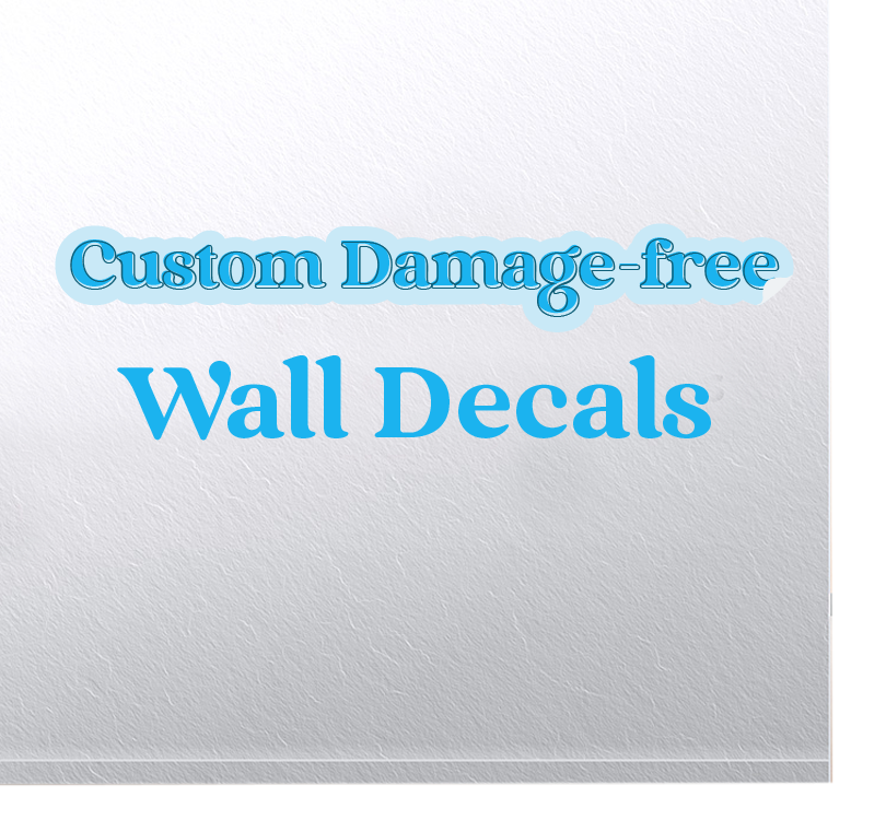 Custom Wall Decal | Reusable Vinyl Stickers
