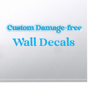 Custom Wall Decal | Reusable Vinyl Stickers