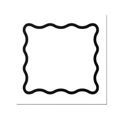 Wavy Border | Single-sided Backdrop