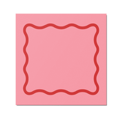 Wavy Border | Single-sided Backdrop