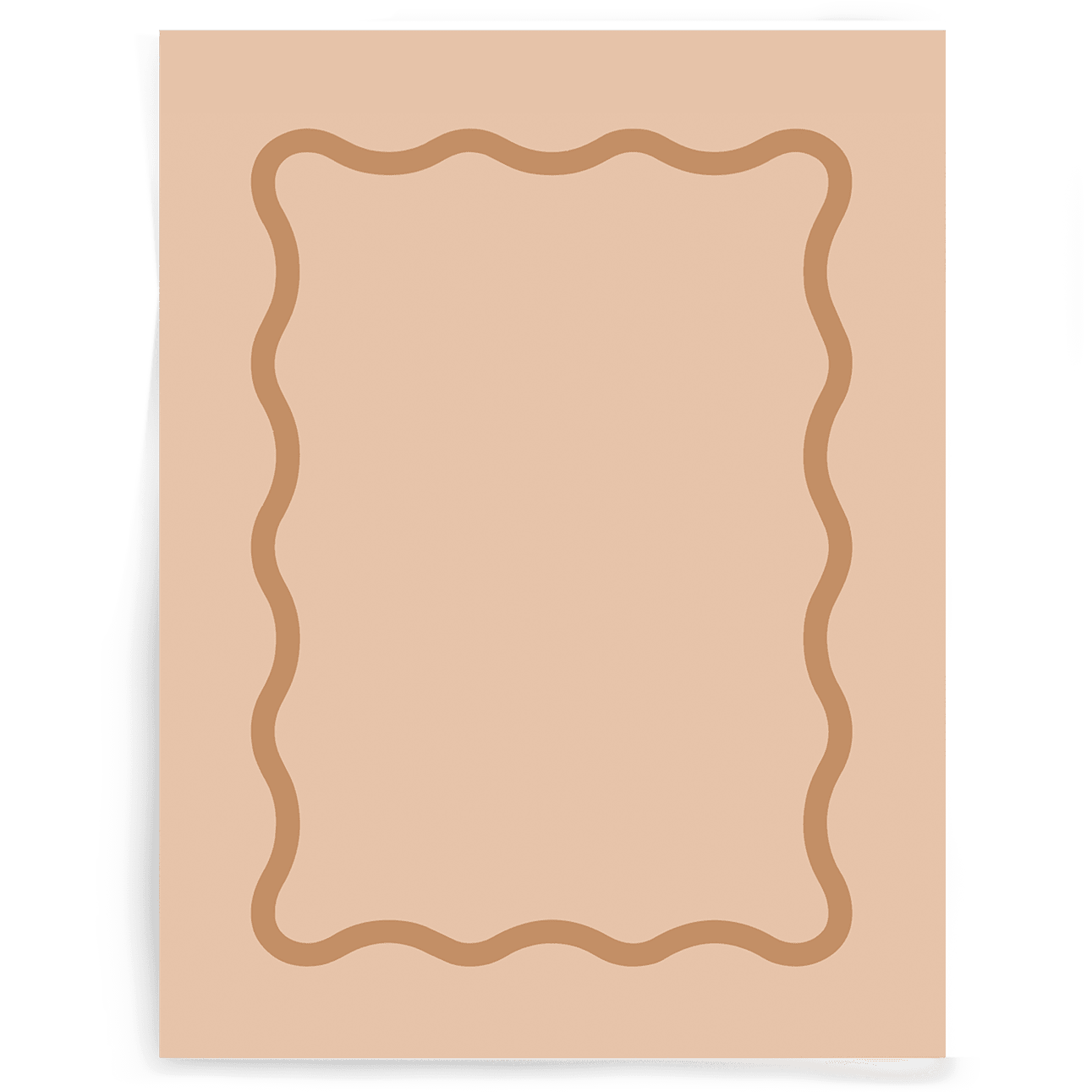 Wavy Border | Single-sided Backdrop