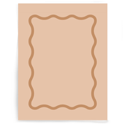 Wavy Border | Single-sided Backdrop