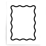 Wavy Border | Single-sided Backdrop