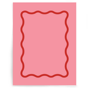 Wavy Border | Single-sided Backdrop