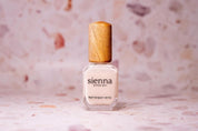 Byron bay sienna nail polish on warm Terrazzo concrete double-sided vinyl photography backdrop