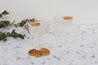 waterproof terrazzo concrete textured double-sided photography vinyl backdrop photographed with cocktails and dried citrus