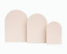 beige cream acrylic arch props for product photography- Backdrop Collective Melbourne