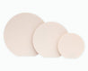beige cream acrylic circle props for product photography- Backdrop Collective Melbourne