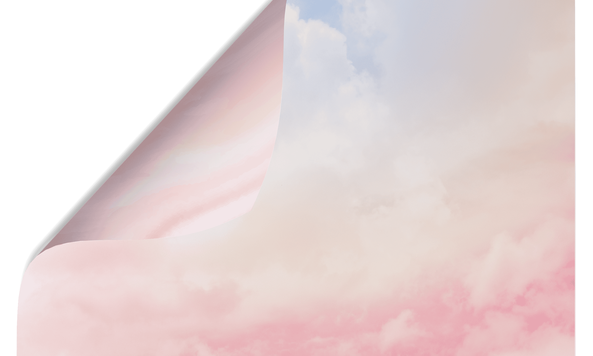 Dreamy rainbow cloud and coloured swirl Double-sided Backdrop - Backdrop Collective