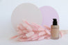 beige and pink acrylic circle prop for product photography- Backdrop Collective Melbourne Australia