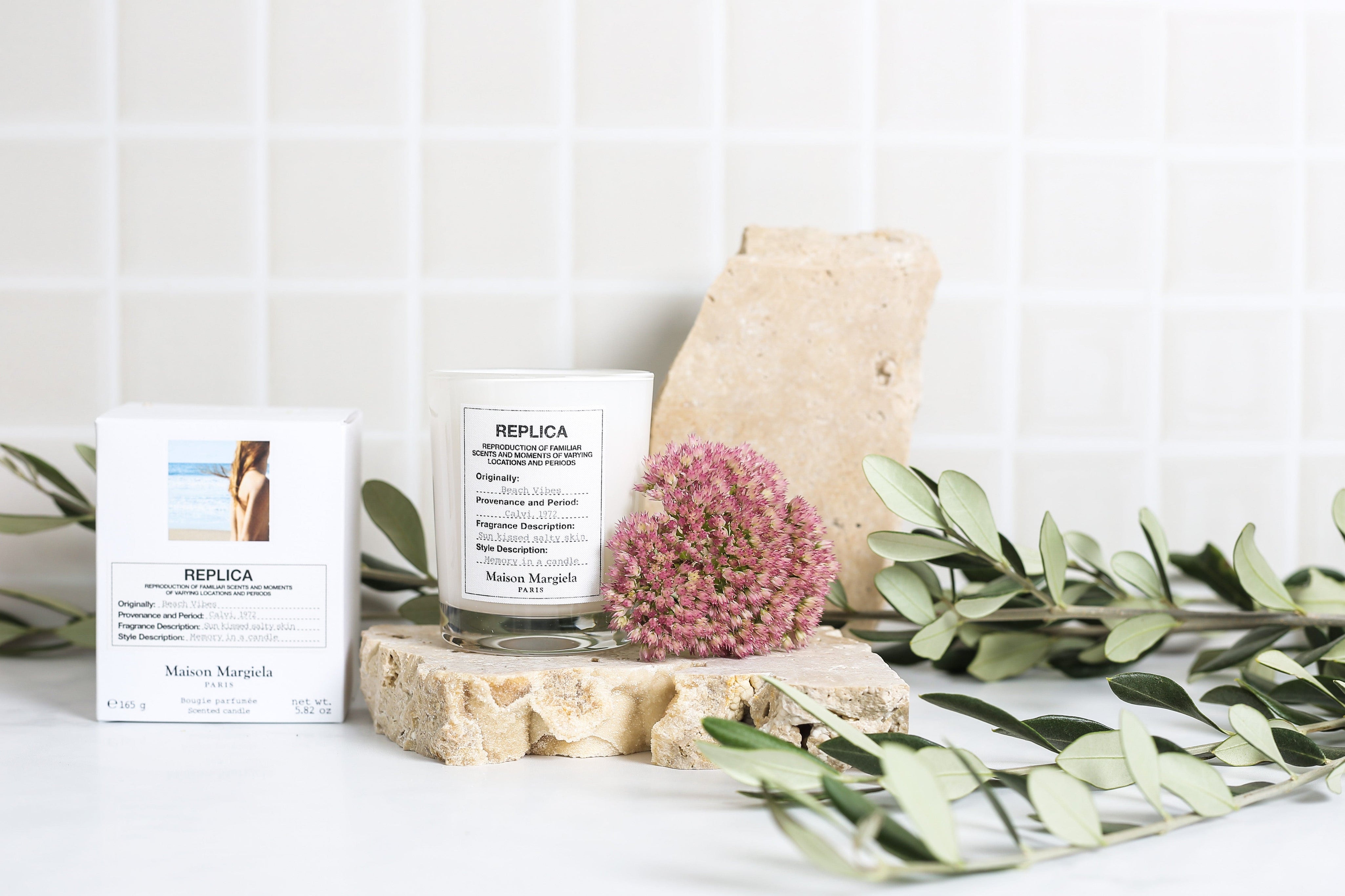 Beige Tile  | Double-sided Backdrop