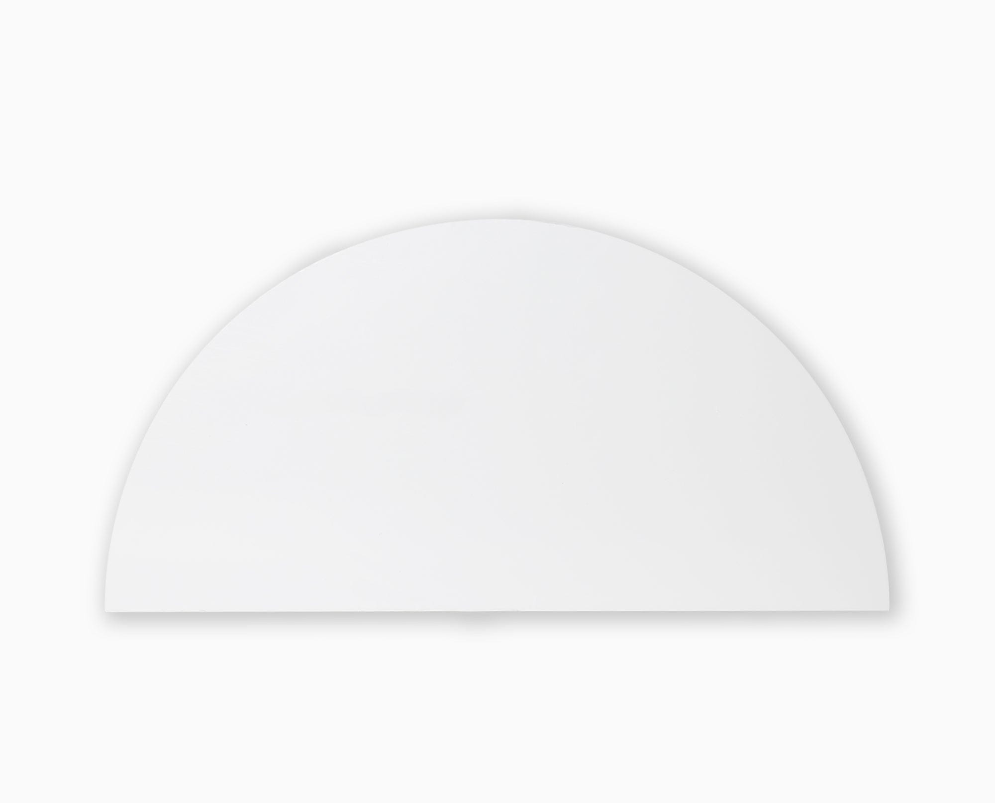 white semi circle acrylic photography prop - backdrop collective melbourne