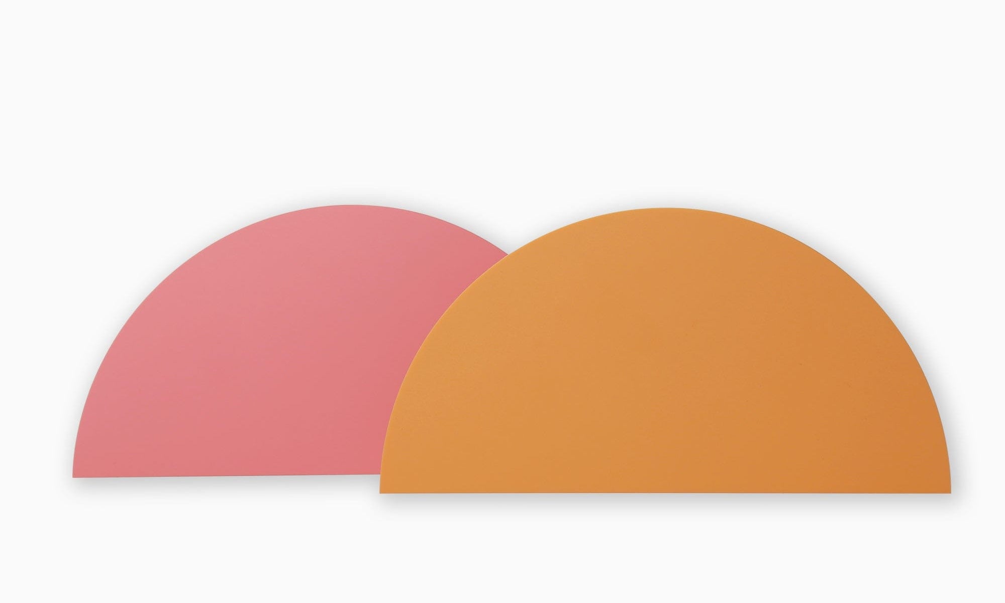 Large acrylic bright coloured semi circles 200mm - backdrop collective