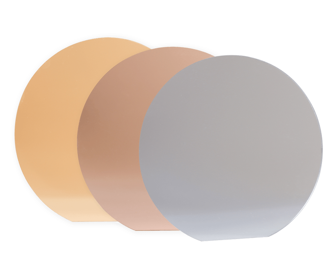 Gold Mirror Circle 200mm 20cm Photography Prop - Backdrop Collective