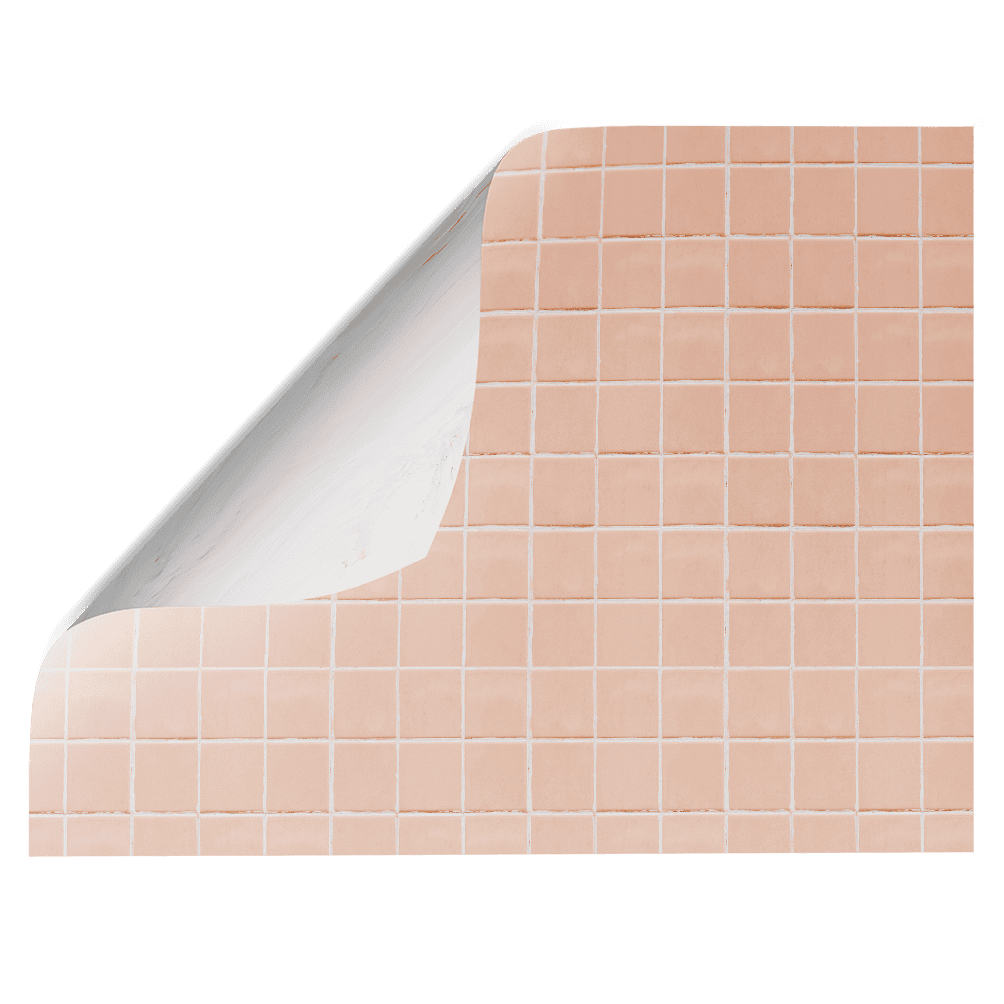 Peach tile and marble double-sided photography waterproof vinyl backdrop - backdrop collective australia
