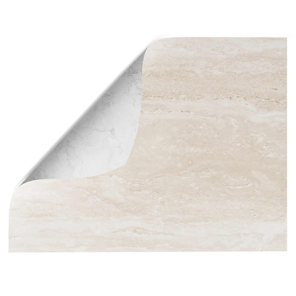 creamy travertine stone waterproof vinyl photography backdrop - backdrop collective australia