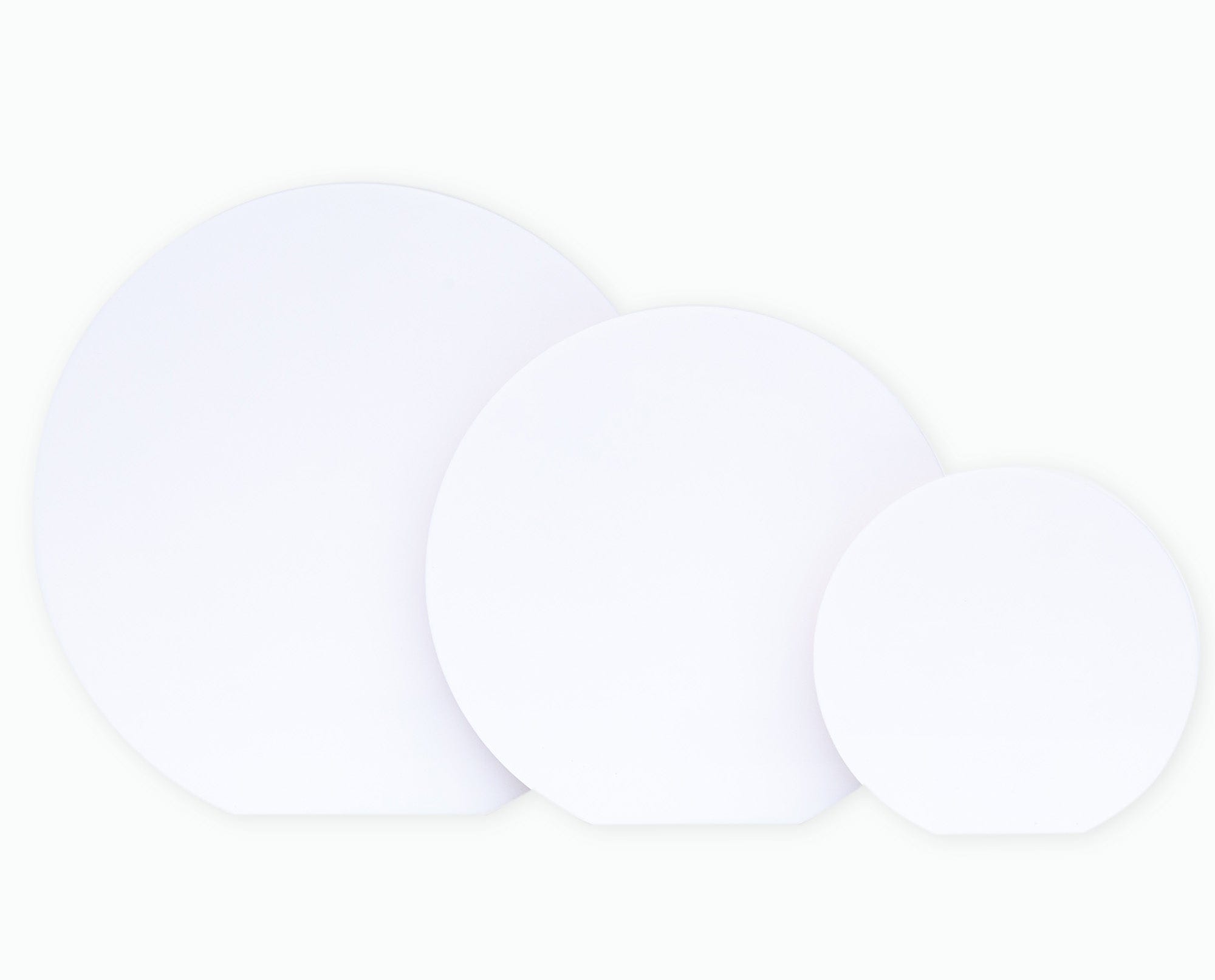 White acrylic circle bundle props - backdrop collective Australia melbourne