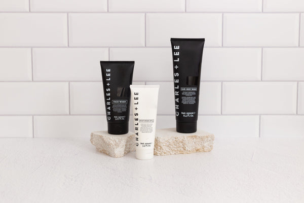 Concrete and tile double-sided photography vinyl backdrop for product photography - backdrop collective melbourne