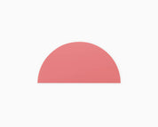 Large acrylic bright pink watermelon coloured semi circles 200mm - backdrop collective