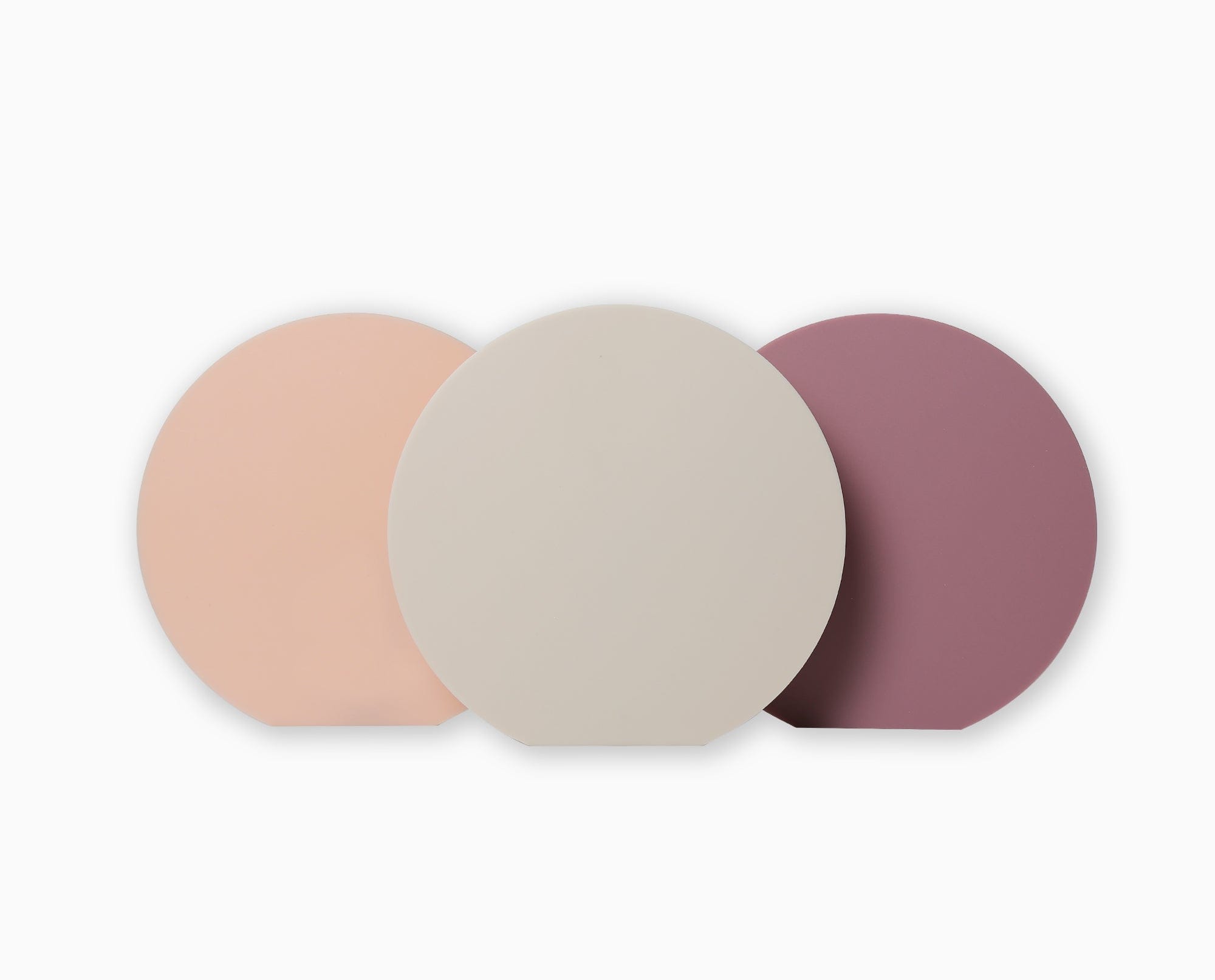 three medium circle acrylic props - backdrop collective