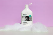 lavender  Purple double-sided photography with bubbles and bubble bath vinyl backdrop - backdrop collective melbourne