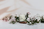 Beige shadow Photography vinyl backdrop for candle photography - Backdrop Collective Melbourne Australia