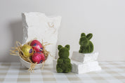 picnic rug style photography backdrop for easter imagery with easter eggs and bunnies