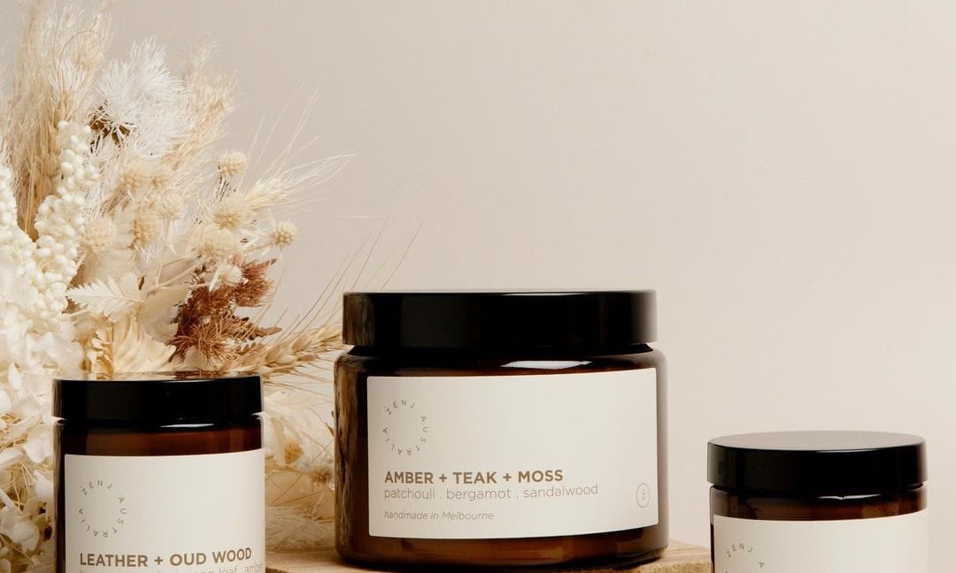 Melbourne made skincare products photographed with Tuscan natural sandstone stone photography prop - backdrop collective Australia